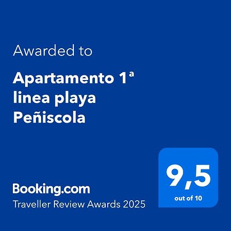 Apartamento 1ª Linea Playa Peñiscola Zewnętrze zdjęcie