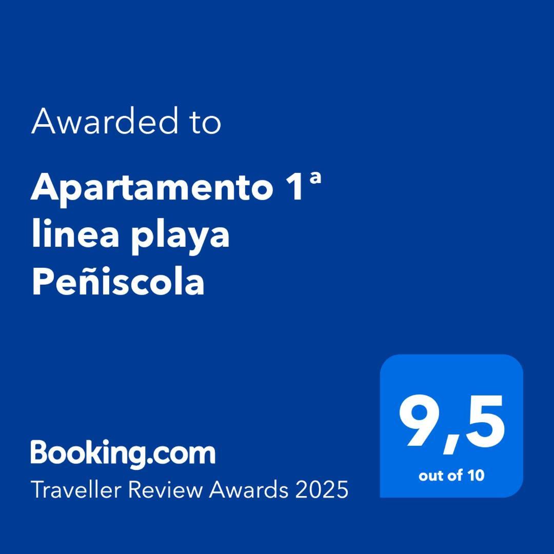 Apartamento 1ª Linea Playa Peñiscola Zewnętrze zdjęcie
